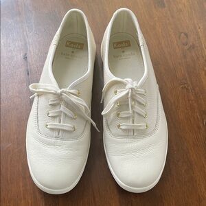 Kate Spade collaboration with  Keds Champion Retro Classic Cream LeatherSneakers